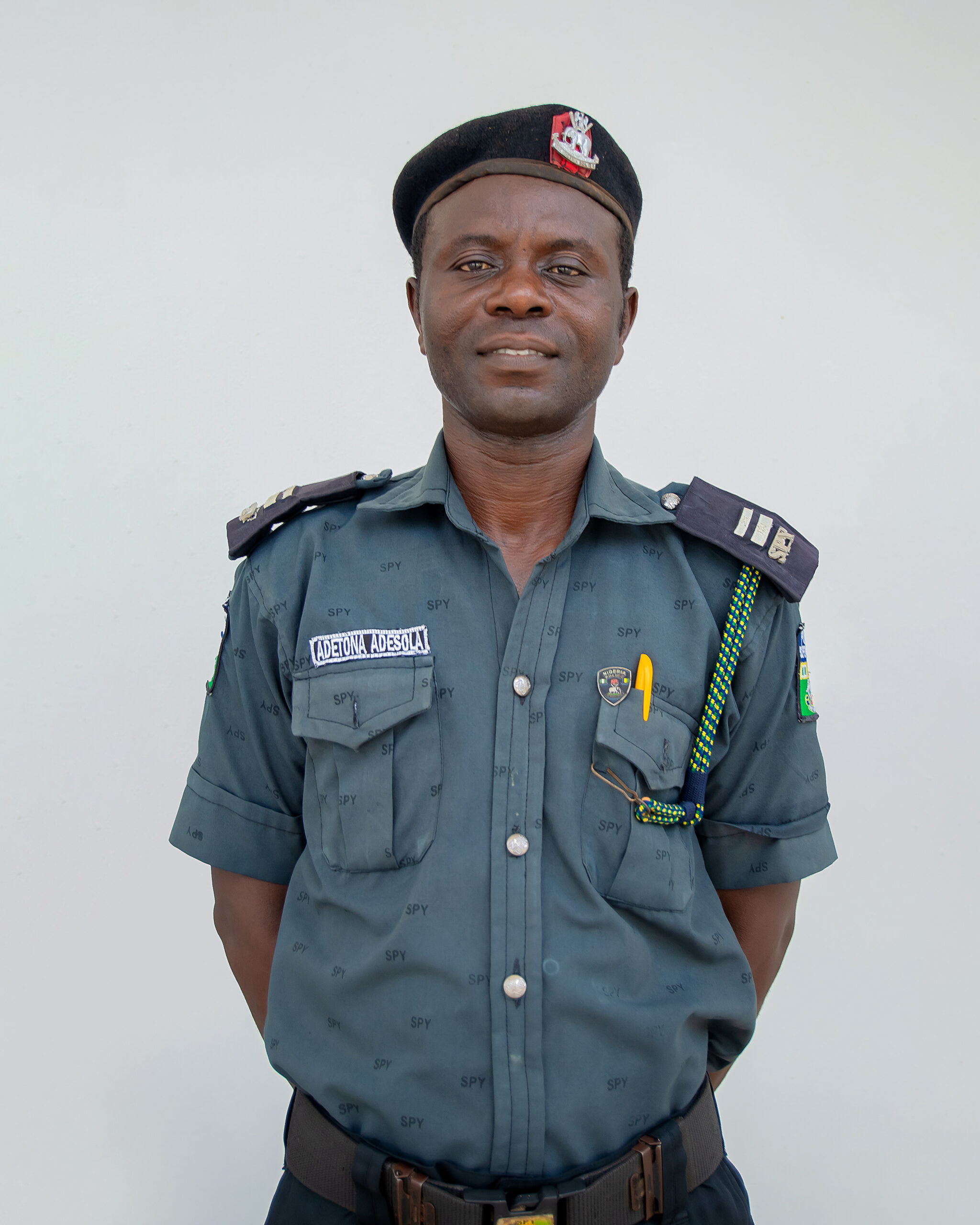 Spy. Inspector Adesola Adetona